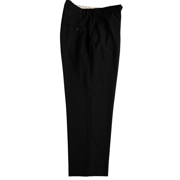 Vintage Cricketeer Virgin Wool Dress Pants Mens 34 Black Union Made - Picture 3 of 16